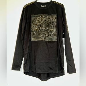 CR-24 Bordo Cromato Men's Long Sleeve Tee NWT Size Small